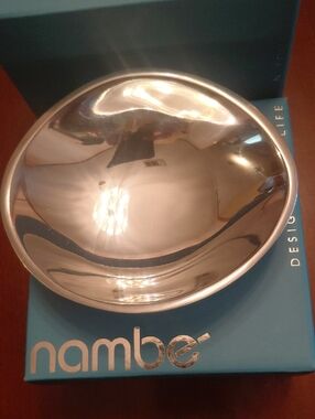 Nambe Polished Metal - Sliver  Butterfly Bowl Small